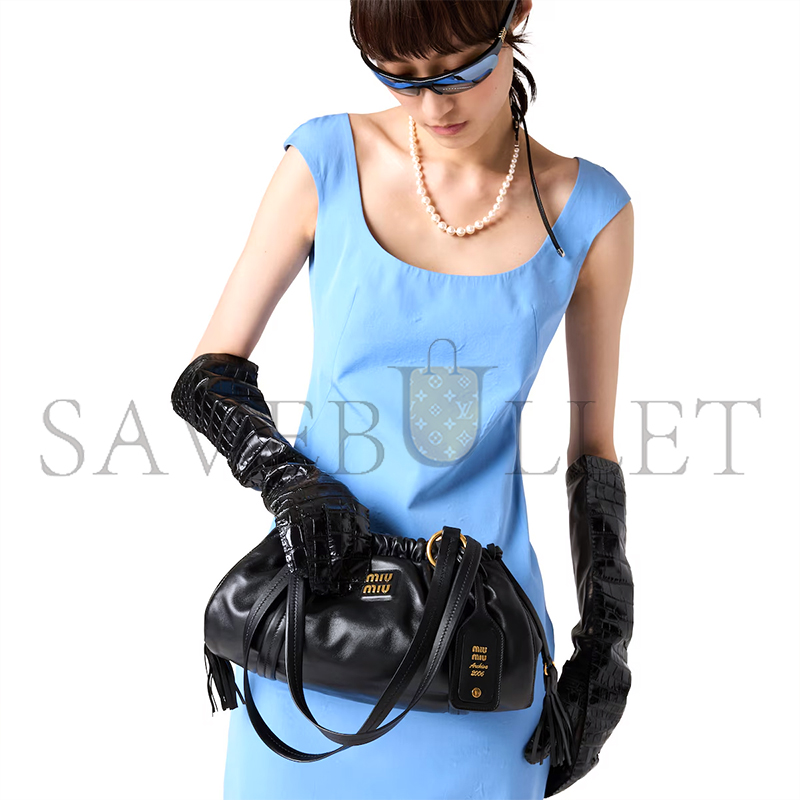 MIU MIU JOIE NAPPA LEATHER BAG 5BG306 (32*16*10.5cm) MIU MIU JOIE NAPPA LEATHER BAG 5BG306 (32*16*10.5cm)